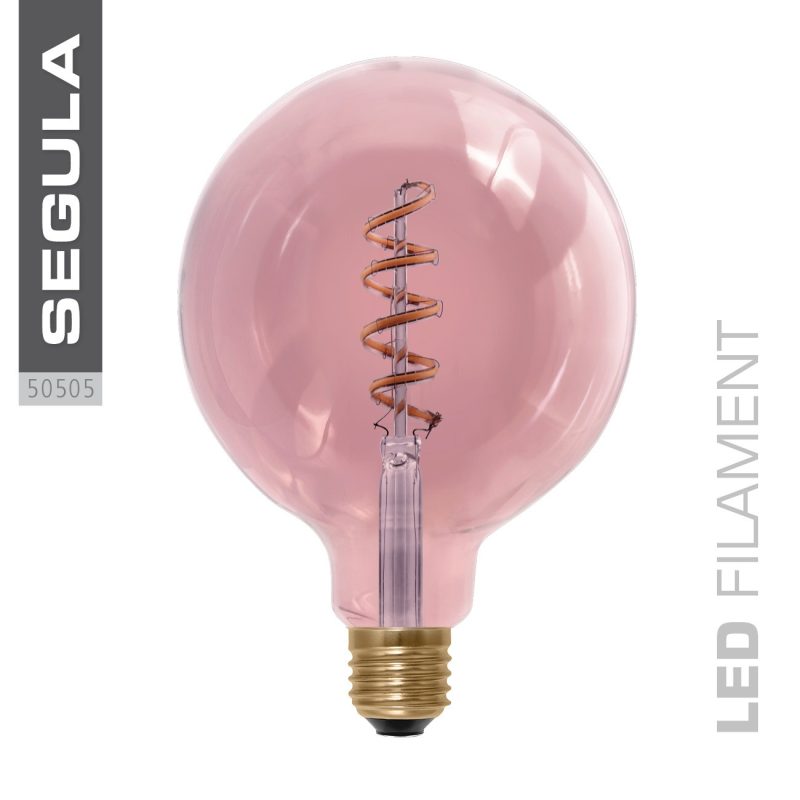 Pink LED Dimmable Large Globe