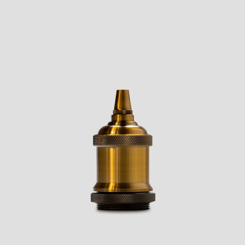 Vintage Lamp Holder Brass