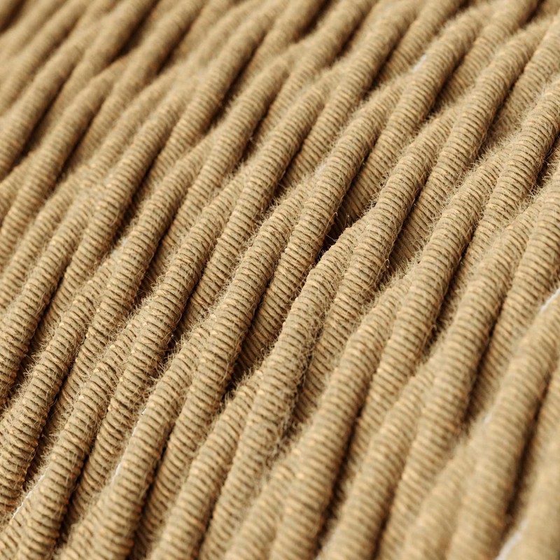 Twisted Electric Cable covered by Jute fabric TN06 (1 Metre)