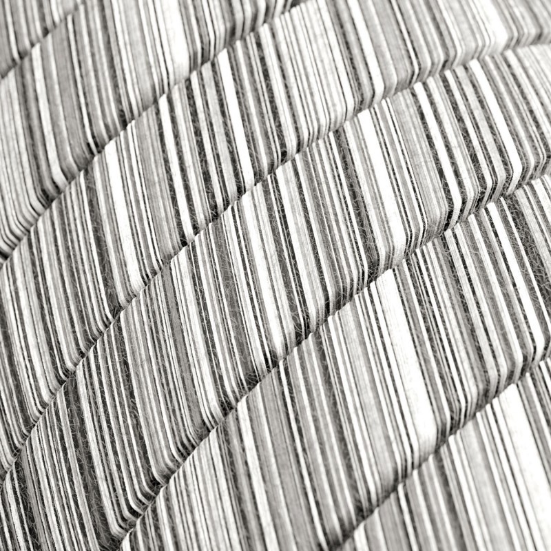 Electric cable for String Lights Vertigo, covered by Black Mélange Cotton fabric ECC37 1 Metre