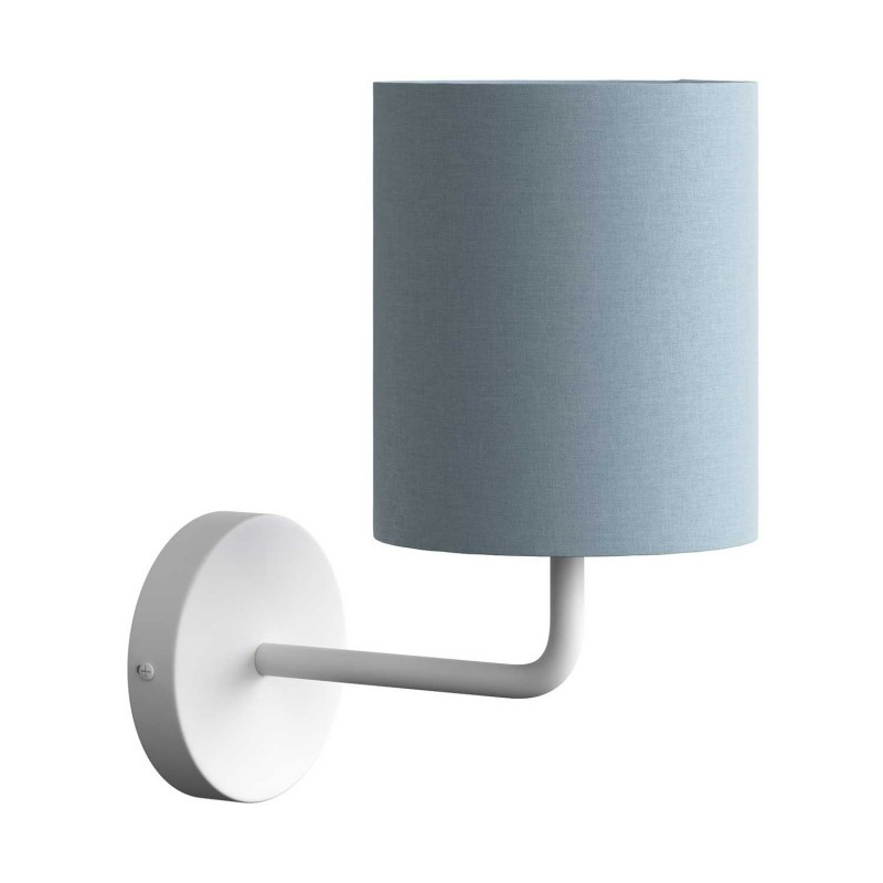 Fermaluce Metal wall light with lampshade and bent extension