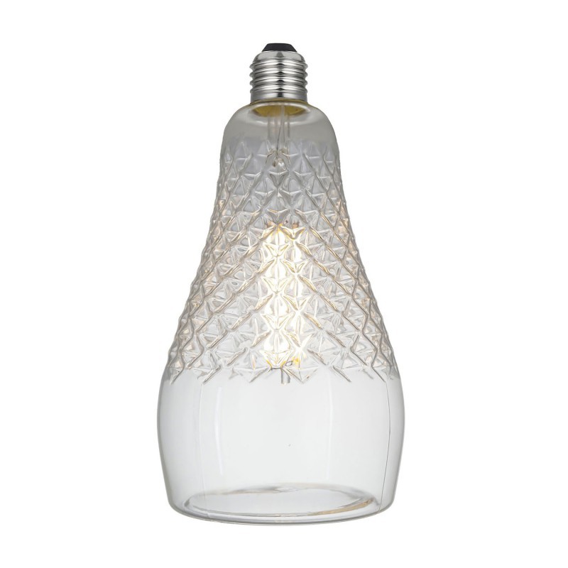 LED Iris Clear Crystal Line 6W E27 2700K Dimmable bulb