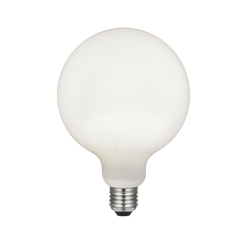 LED porcelain Light Bulb G125 6W E27 Dimmerabile 2700K