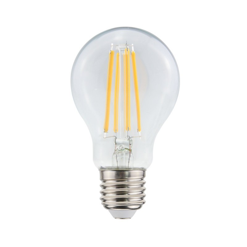 LED Transparent Drop A70 11W E27 2700K Filament Bulb