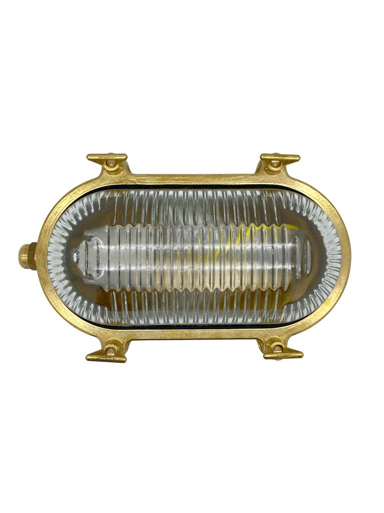 Small Standard Bulkhead Plain (Raw Brass)